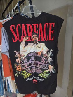 Scarface The World is Yours Power Respect Money T-Shirt