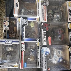 8x Star Wars Funko Lot 