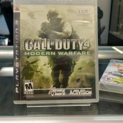 Call Of Duty 4 Modern Warfare Ps3