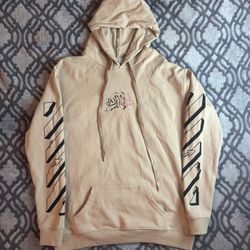 Off White French Terry Hoodie