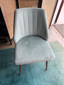 Seafoam World Market chair