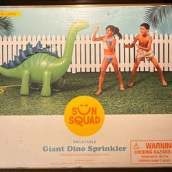 🦕💦 Sun Squad GIANT Dino Sprinkler – BRAND NEW! 💦🦕Read Full Details Below