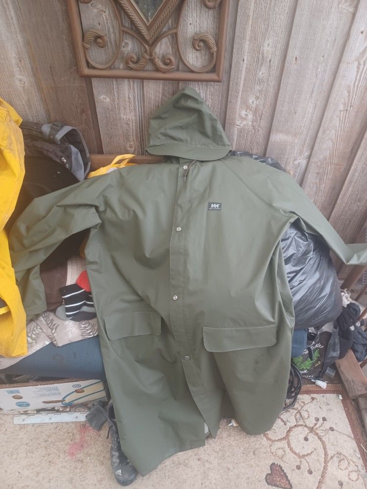 Extra Long Helly Hansen Rain Coat