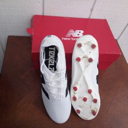 New Balance Soccer Cleats And Blue Stacy Adams Fedora Hat