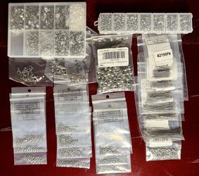 Lot of Stainless Steel Jewelry Findings