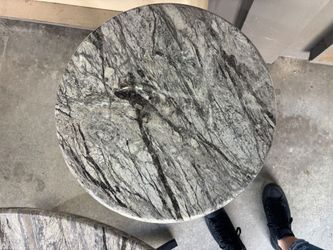 Round Marble Top Side Tableand end tables
