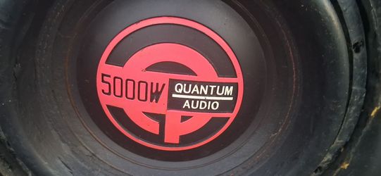 2 Quantum Audio 5000W subs in a box