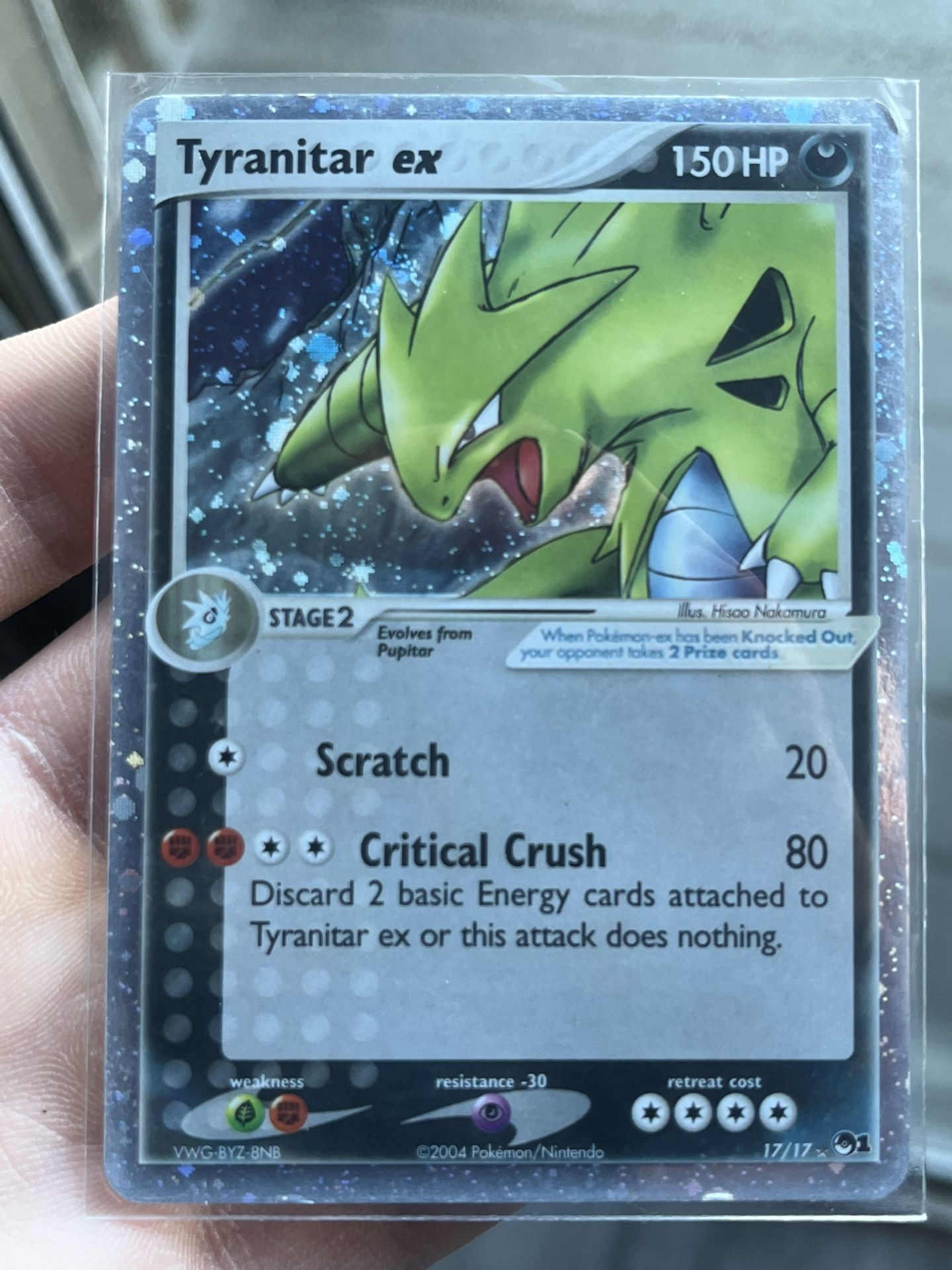 Tyranitar Ex  #17 Holo 
