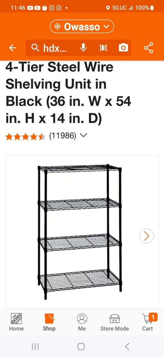 4 Tier Steel Shelving