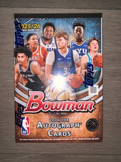 BOWMAN Basketball VALUE BLASTER BOX (60 Cards)