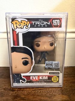 Funko Pop Tron Ares Eve Kim #1970 GITD LE 3500 Pieces with Hard Protector Sealed