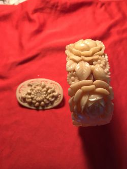 Craved from bone antique jewelry