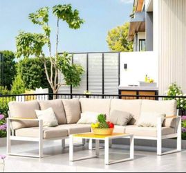 Brand new in the box patio set aluminum patio sofa aluminum outdoor patio furniture set in the box 🆕✅
