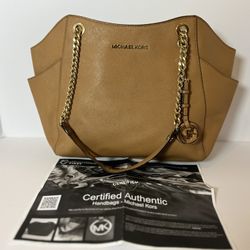 Michael Kors Saffiano Leather Tote Bag