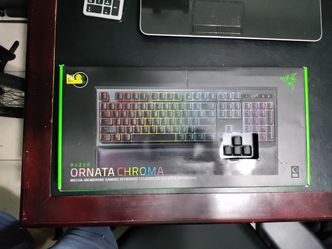 Razer Ornata RGB Wired Full Size Keyboard New In Box 
