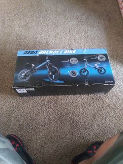 NEON BALANCE BIKE!! Click On Pic To See Full View.