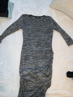 V neck dress