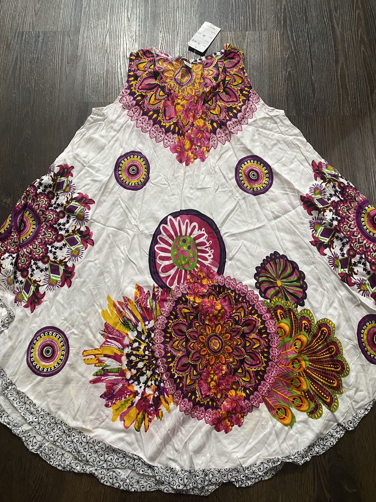 NEW Womans Tunic Shirt Dress One Size Medium Large 1x 2x #12