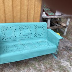 Antique Sofa Glider