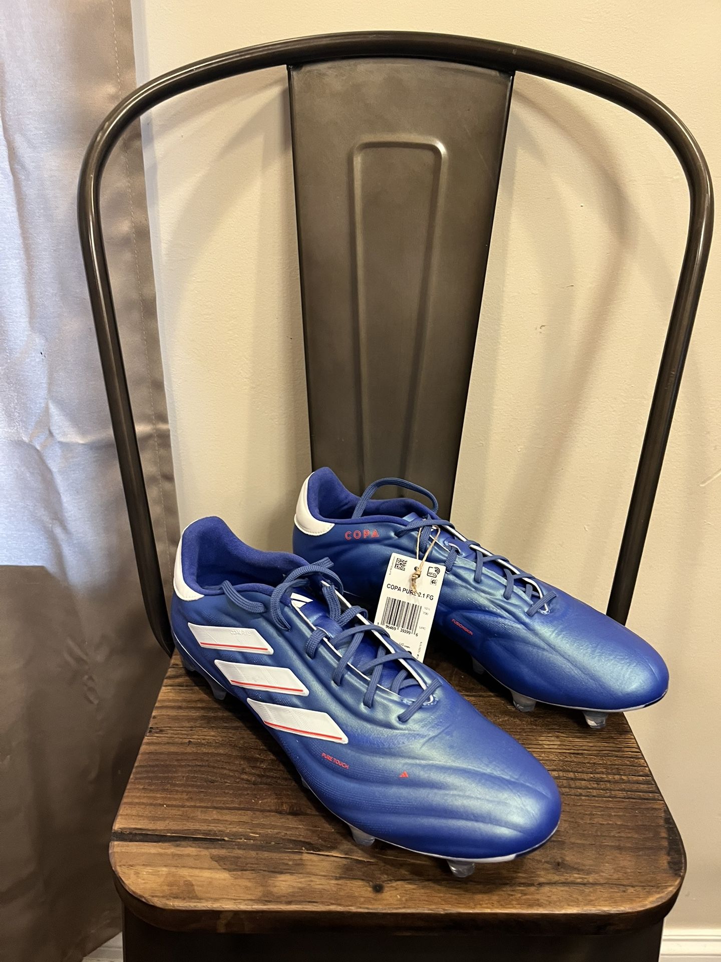 Adidas Copa Pure 2.1 FG Blue Soccer Cleats Men\'s 8/ Women\'s 9 IE4894 NEW Adidas Copa Pure 2.1 FG - SoccerWorld main image 3