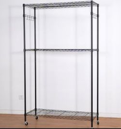 Free dresser and clothing racks x 2