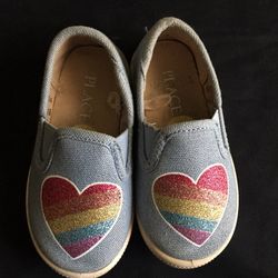 Childrens Place  Canvas Sneakers Size 5 