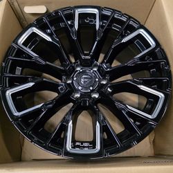 20" FUEL off-road rims 20x10 -18mm offset 