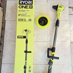 RYOBI 18V Teleacoping Power Scrubber