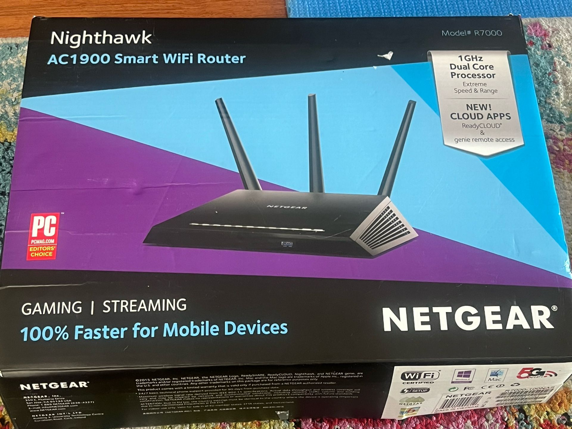 Netgear Nighthawk Ac1900 WiFi Router