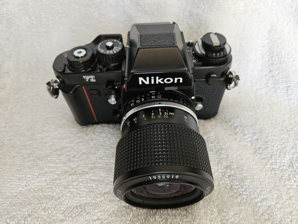 Nikon F3 with lens
