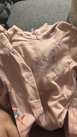 Small pink adidas sweater
