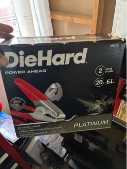 Die Hard heavy duty booster cables