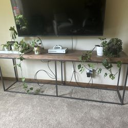 Pottery Barn  Malcom Grand Console Tab 