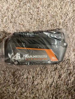 Ridgid 18v 4ah Max Output battery