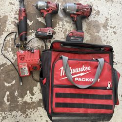 Milwaukee impact 3/8 -1/2  and packout