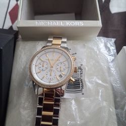 Unisex MK 2 Tone Watch