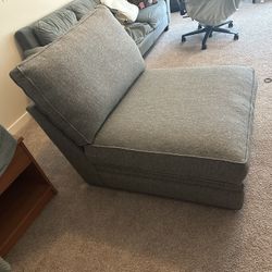 Cindy Crawford Modular Armless Chair – Sectional Middle Seat – Excellent Condition