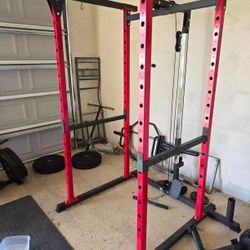 NEW Power Cage Exercise Rack Gym Weight Lifting Training Pull Up
