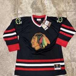Youth Mitchell & Ness  Black Chicago Blackhawks 1997-98 Size L/XL