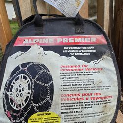 Chains for car tire.