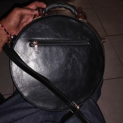 Cross body clock purse