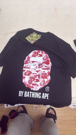 Bape Camo Ape Tee (Pink) Size Small