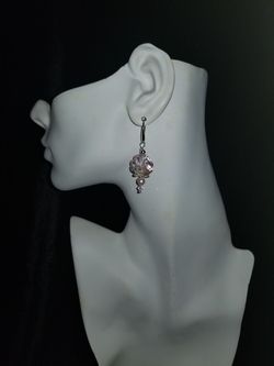 She sells seashells! DETAILED SEASHELL Lampwork, Sterling Silver Earrings