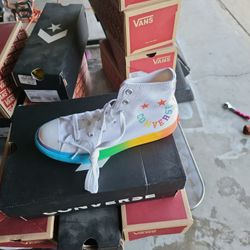 Converse White Muti Color