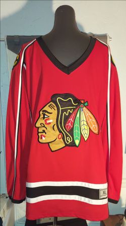Chicago Blackhawks NHL Hockey Jersey - Blank Back - Red - Size Men's XL NWOT
New Chicago Blackhawks