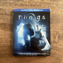 Rings Horror Blu-ray & DVD Movies w/ Slipcover