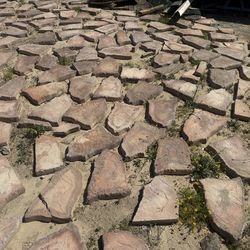 Concrete pavers Approximately 175 pieces