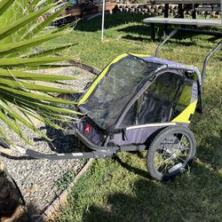 Bike Trailer And Stroller Two Seater Low Price