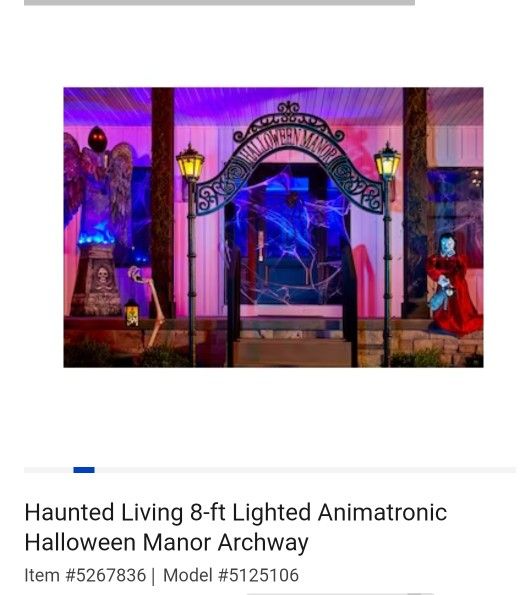 Halloween decorations Lowes Haunted Living Archway