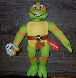 Nickelodean ninga turtle plush